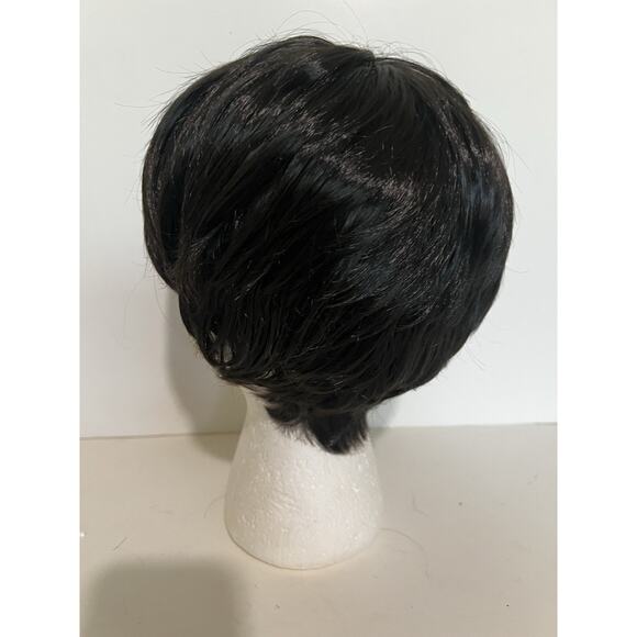 Women’s Short Straight Black Wig Soft Classic Cap Full Synthetic Natural Look - Picture 9 of 15